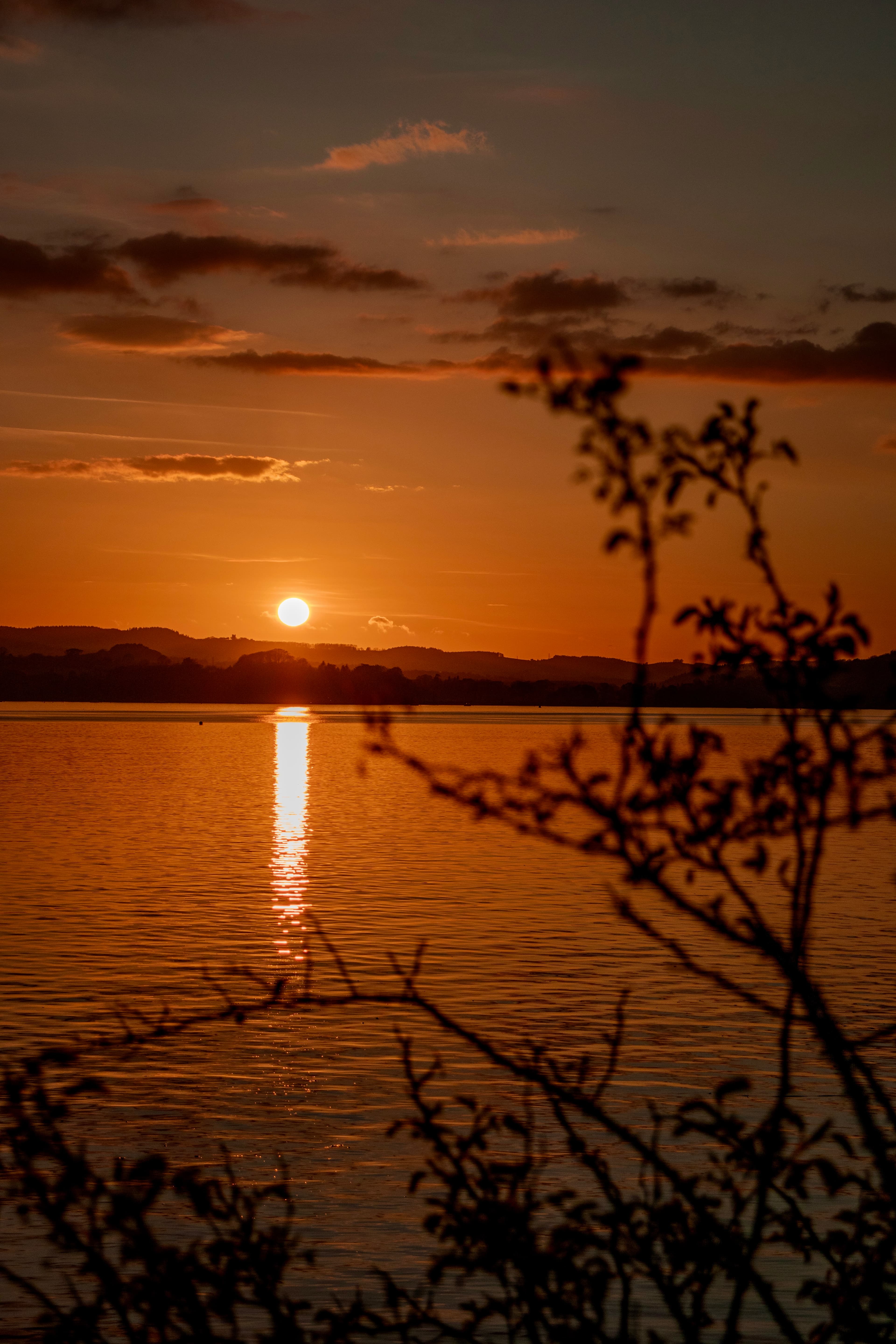 Sunset over the water, Exmouth